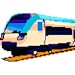 Trains Pixel Art - Paint by Number, Sandbox Coloring Pages