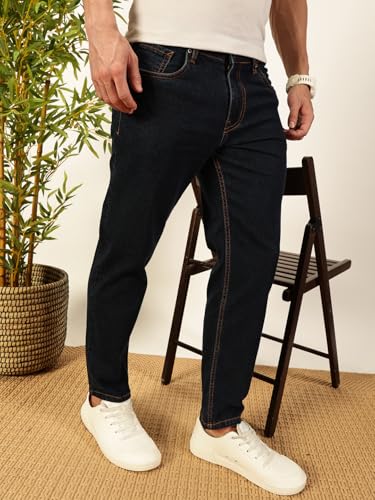 Image of Thomas Scott Mens Mid Rise Clean Look Slim Fit Jeans