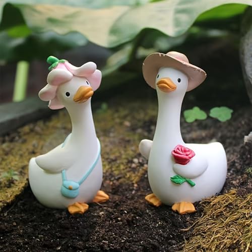 Canards en résine durables pour égayer vos espaces extérieurs