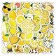 50 Stück Die Limonade Aufkleber Pack Lemon Sticker Set Wasserdichte Vinyl Sticker für Laptop Kinder Autos Motorrad Fahrrad Skateboard Gepäck Koffer Computer Aufkleber Graffiti Decal