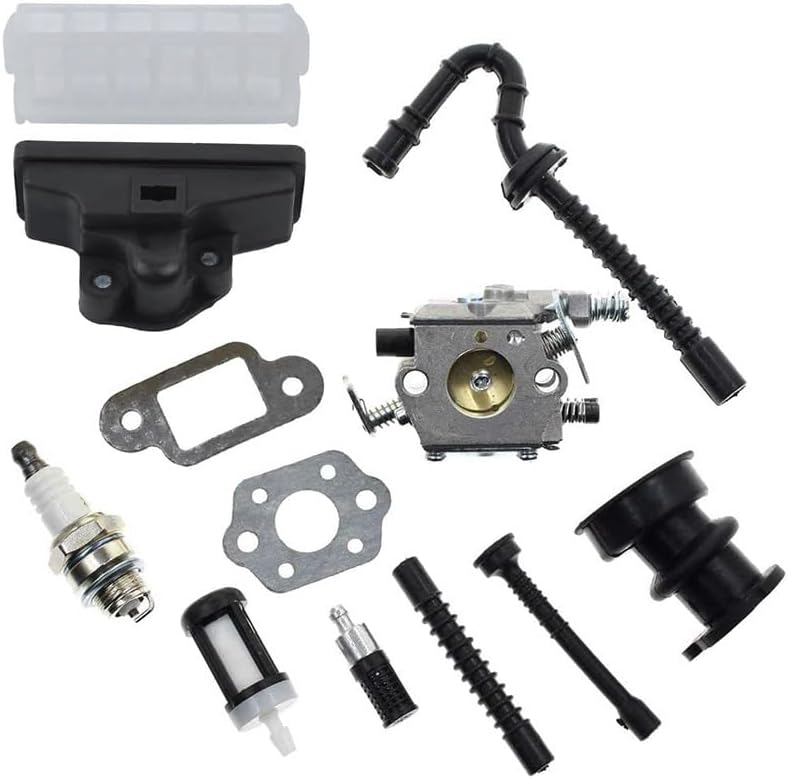 YAEGER Carburetor Air Filter Kit for Stihl 021 023 025 MS210 MS230 MS250 250 Chainsaw 1123 120 0605, 1123 160 1650