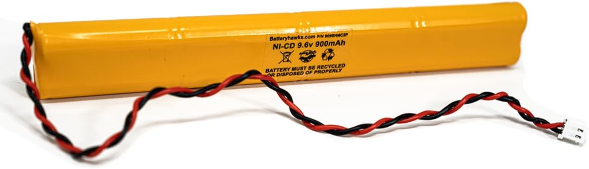 (10 Pack) 9.6v 900mAh ELB-B004 Exit Sign Emergency Light Ni-CD Battery ELBB003 BAT9.6V700 BBAT0044A BAA-96 BBAT0043A