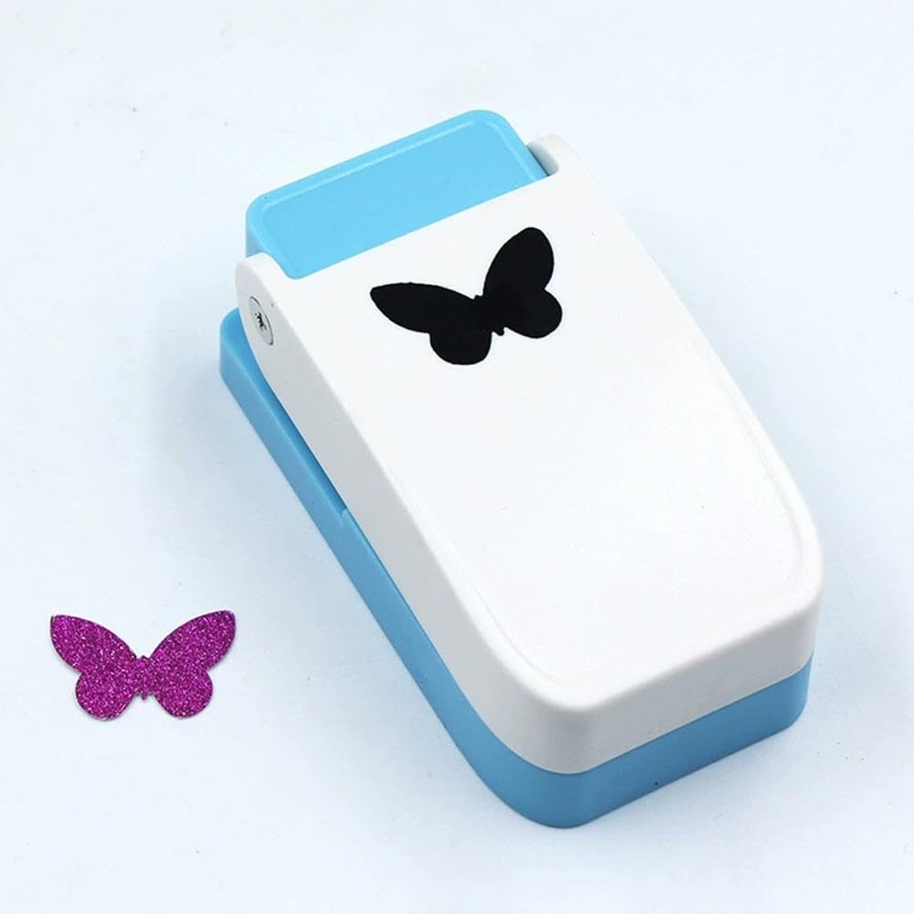 1 Inch Square Punch, Punch for Paper Crafts – Heavy-duty Manual Corner Cutter Tool for Scrapbooking, Card Making, Diy Journaling Projects (Butterfly)
