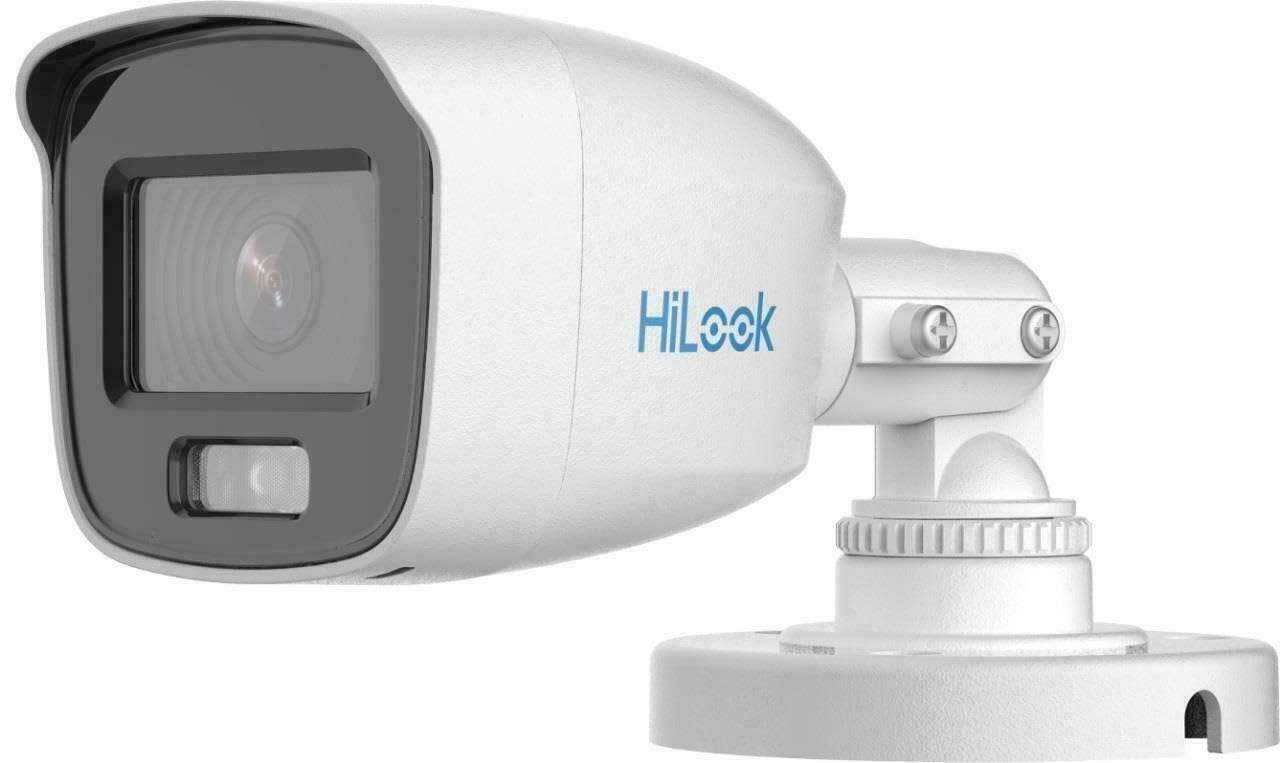 Hilook White By Hikvision Thc-B159-M 5Mp Colourvue 4-In-1 Bullet Camera Ir With Audio – (3.6Mm) 20M