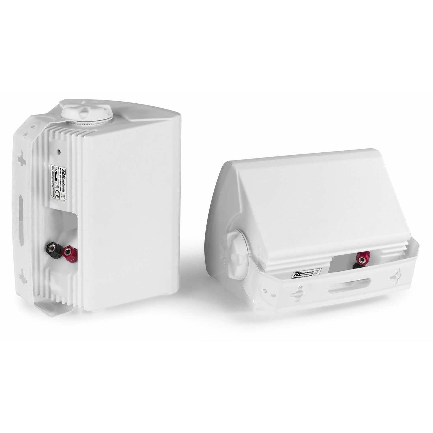 Power Dynamics BGO40 Set di Diffusori a 2 Vie, Woofer 4", Tweeter 3/4", 100 W, Bianco