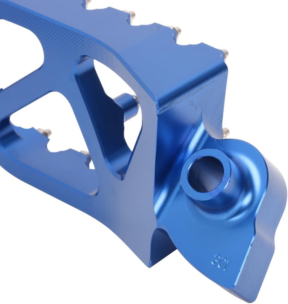 Image of JFG RACING Dirt Bike Foot Pegs,Lengthen Dirtbike Footpegs CNC for YZ65 18-23 /YZ85 02-23 / YZ125 97-23 /YZ250 98-23 /YZ250F WR250F 01-23 /YZ450F WR450F 03-23 /YZ125X 17-23 /YZ250X YZ250FX YZ450FX WR426F-Blue