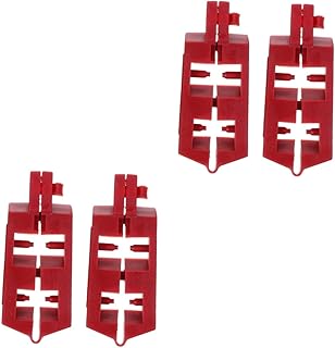 TEHAUX 4 Pcs Breaker Lock Electrical Breaker Out Electrical Circuit Tags Circuit Breakers Circuit Tagout Lock Out Electrical Device Locks Label Jig Appendix Plastic Mini