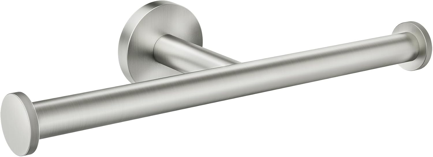 Moen Y5788BN Arlys Collection Modern Bathroom Double Toilet Paper Holder, Brushed Nickel