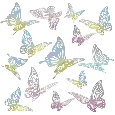 TIESOME 3D Butterfly Wall Stickers Set Cover