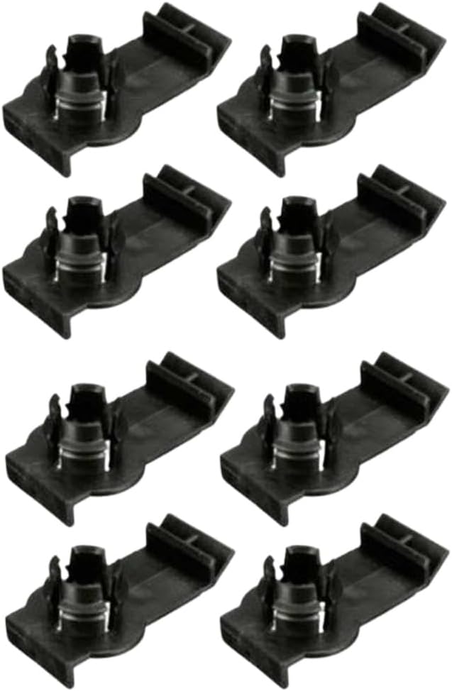 8-Pack Regulator Clip Brackets for X5 E53 and 3 Series E46 Front Window Repair - 51338254781