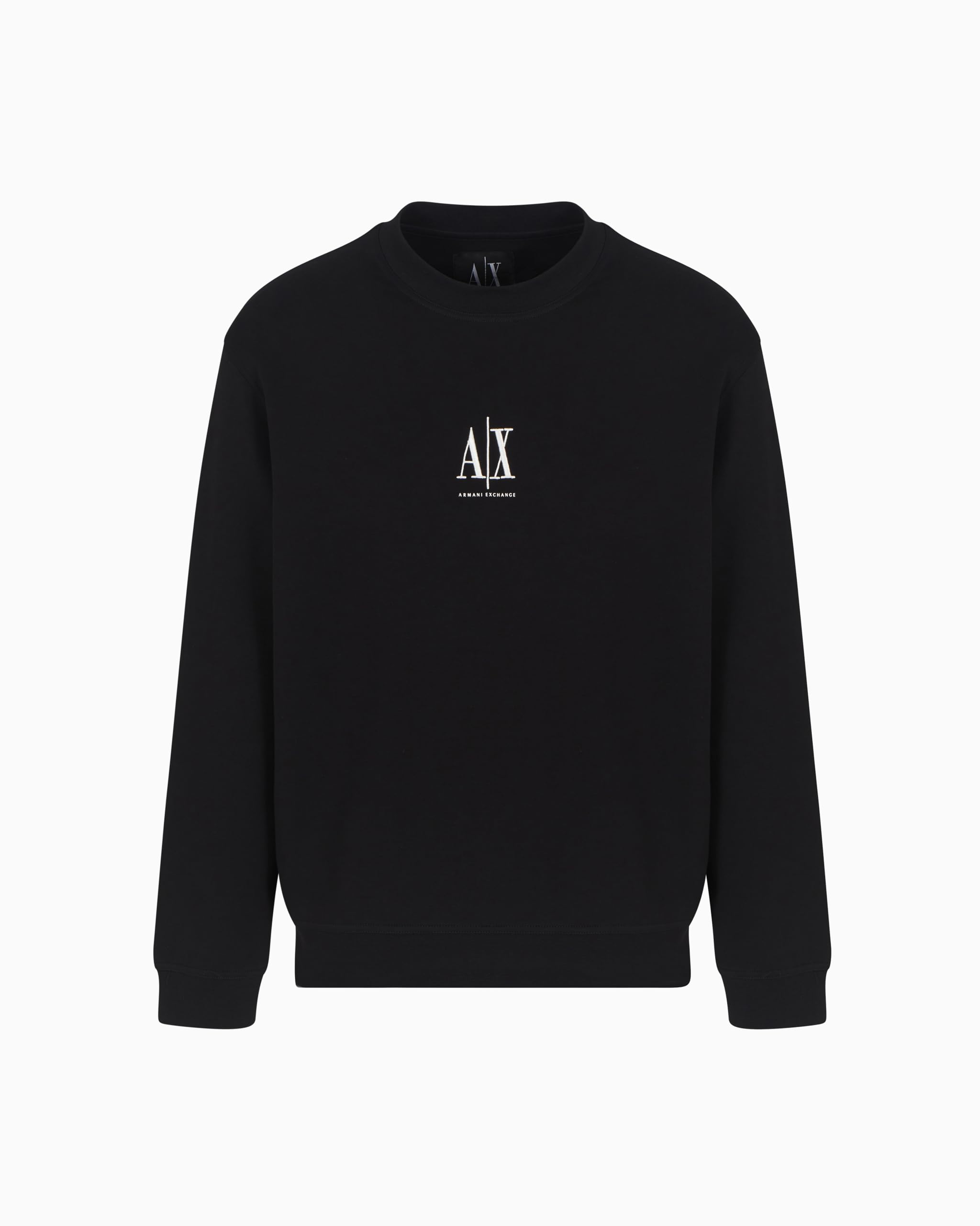 Armani Exchange Herren Icon Project, Embroidered Logo, Crewneck Sweatshirt (1er Pack)