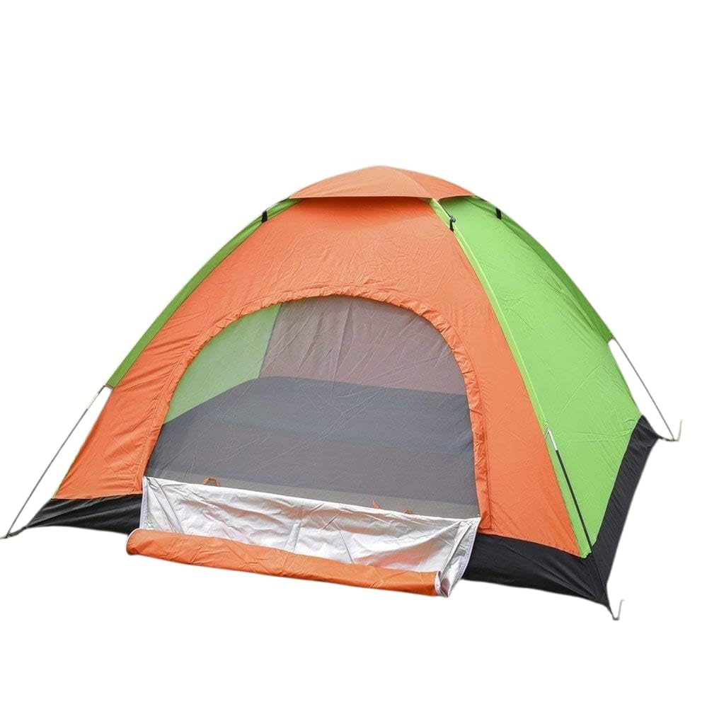 kachkit 2 person tent waterproof, house & dome tent, double-layer family for hiking, camping, lightweight, includes carry bag, (190 x 150 x 130 cm), (pcs-1 ; multicolour). (2 person)