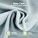 3-Pack Organic Swaddles for Newborns, Baby Sleep Sacks 0-3 Months - Baby Swaddle Wrap, Newborn Wearable Blanket, Infant Sleep Sack for Girls, Boys, Soft & Snug, Large Hook & Loop Closure (Ripple)