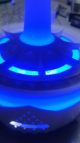 CUTULAMO Mist-luchtbevochtiger, aromatherapie-diffuser LED-kleurenlicht voor slaapkamer voor