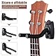 Vinabo Gitarrenständer mit Haken, Gitarre, Wandhaken, Ständer, Wandmontage, für E-Gitarre, Bass, Elektrische Ukulele Violine (1 Stück), Schwarz