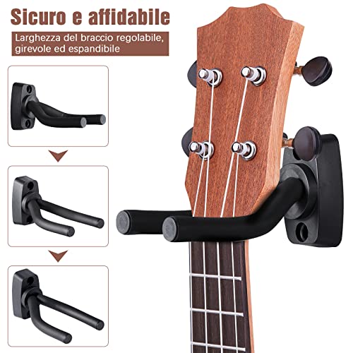 Vinabo Support Mural pour Guitare,Crochet de Guitare avec 5médiators, Support Guitare Mural, Support Mural Ukulele… - Les Beatles, Paul McCartney, John Lennon, RIngo Starr, George Harrison Vinabo Support Mural pour Guitare,Crochet de Guitare avec 5médiators, Support Guitare Mural, Support Mural Ukulele… – Image 3