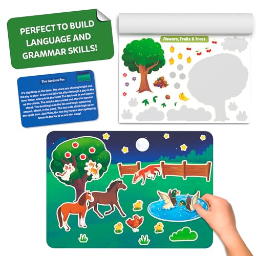 Image of Skillmatics Activity Kit - Creative Storytelling & Skill Building with 150+ Reusable Stickers, Educational, Mess-Free Fun, Preschool & Kindergarten Toy, Gifts for Kids Ages 3, 4, 5, 6, 7