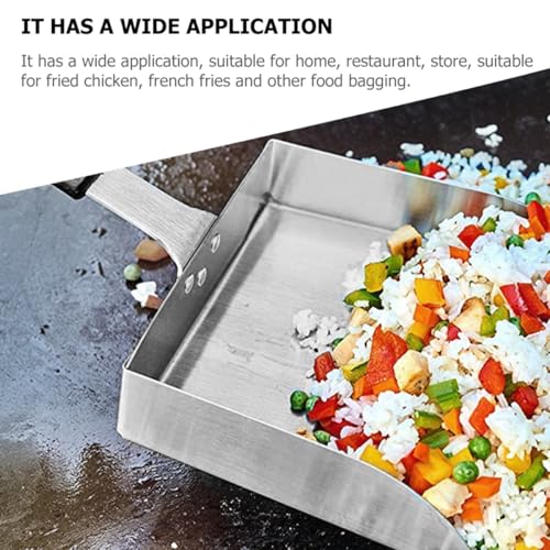 Ustensile professionnel ergonomique pour stopper le gaspillage de frites et pop-corn - 4