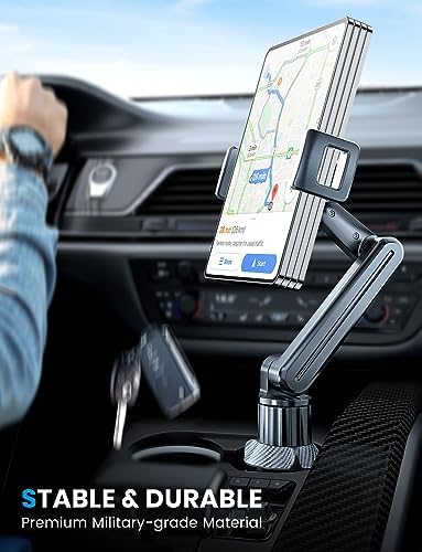 eSamcore Tablet Holder for Car, for iPad Stand Cup Holder Car Mount with 1.57