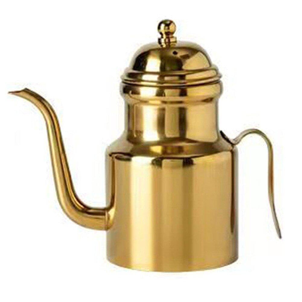 Luxylei Oil Dispenser 18oz Olive Oil Pourer Stainless Steel Oil Pot Drizzler Non Drip Leakproof Spout Vinegar Pourer for Kitchen Cooking