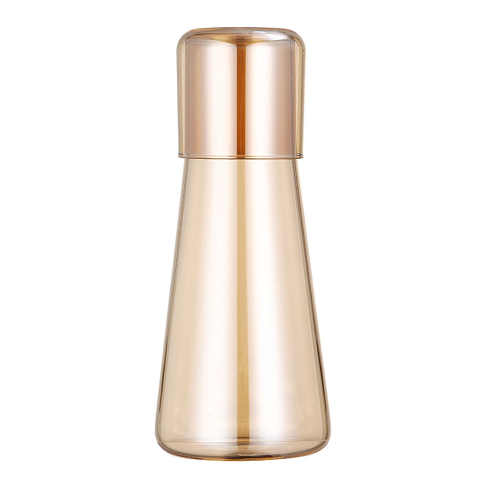 MISNODE Bedside Water Carafe Vintage Embossed Glass Carafe for Water Ice Drink, Bedside Water Carafe and Glass Set Practical Glass Water Carafe for Bedroom Kitchen Bathroom(#4)