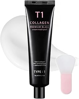 T1コラーゲンパック プレミアムブラック 60g コラーゲン ツヤ肌 塗って剥がすパック コラーゲンフェイスパック 韓国コスメ
