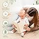 Lanpn Baby Erstes 5 Jahr Babytagebuch für Mädchen Junge - Story of You - Leinen Baby Tagebuch zum Eintragen Babybuch 154 Seiten für neue Eltern - Baby Erinnerungsbuch Album Geschenk, Englisch, Grün
