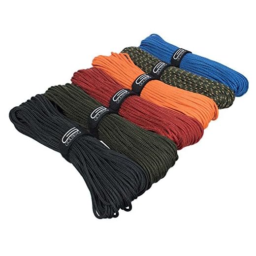Best rope to use to repair sun garden umbrella Golberg Premium Polyester Accessory Cord - Black