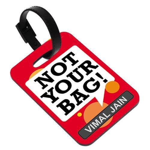 exciting Lives - Personalized Name Not Your Bag Name Luggage Tag-image-42