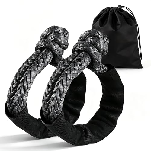 Image of BARTOO 2PCS Soft Shackles 1 /2 Inch x 22 Inch - 56,000LBS Break Strength