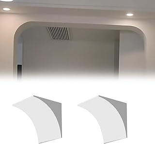 DIY Arch Doorway Molding Kit Drywall, Living Room Hallway Arch Kit Door Openings Trim Molding, Size Customizable Batten Wall Panel Decor(2 Pieces,15x15x15in)