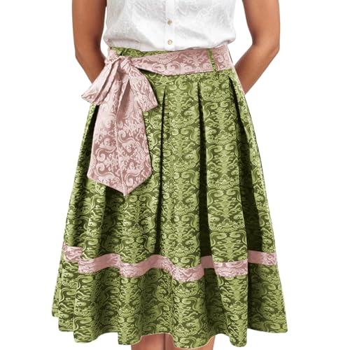 Jupe traditionnelle fête de la bière femme jupe plissée folklorique midi
