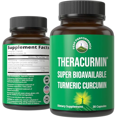 Theracurmin Supplement Up to 42X Greater Absorption vs Standard Curcumin