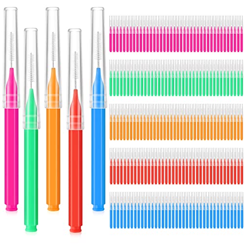 Brossette dentaire douce avec 5 tailles et 5 couleurs pour s'adapter à toutes les dentitions
