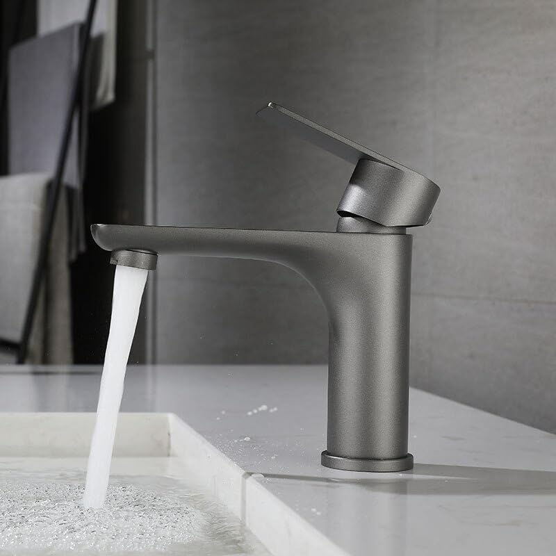 Mitigeur de salle de bain eau chaude froide anti-corrosion gunmetal