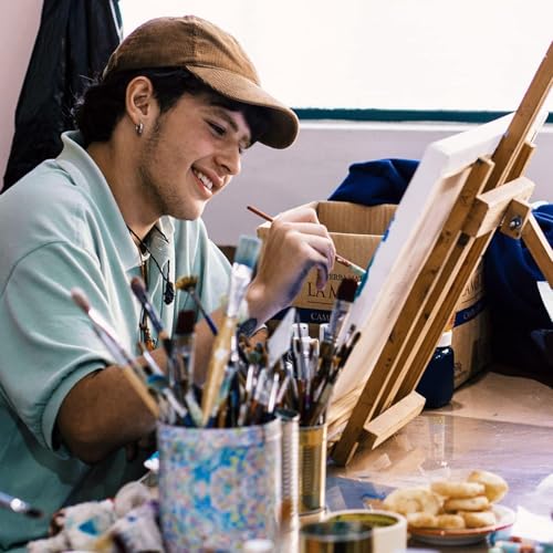 Lienzos para pintar listos para usar, paneles con imprimación que no absorben de más 8