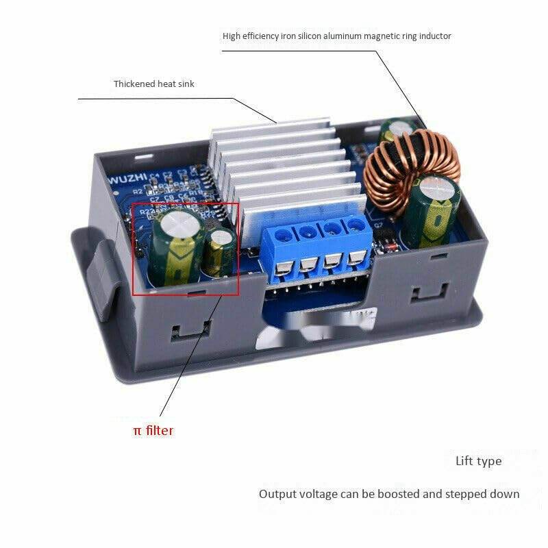 ZK-4KX Buck Boost Converter dimensions