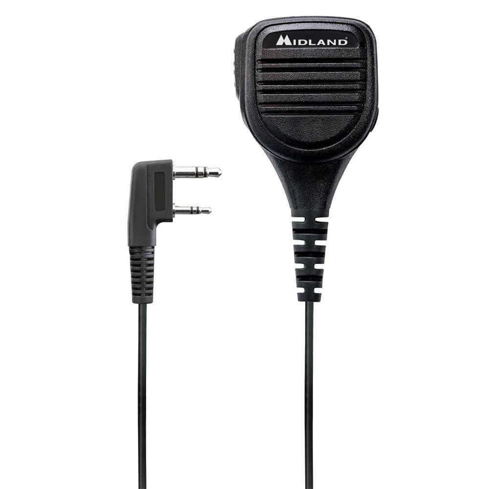 Midland - Microfono da Spalla Altoparlante Omnidirezionale MA25-LK per Walkie Talkie con Connettore Kenwood 2 Pin, Compatibile con G10 Pro, G11 Pro, CT990 EB - Accessori Softair e Sicurezza