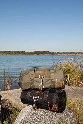 Farm Blue Military Man Duffle Bag – Vintage Tactical Duffel Bags w/Pockets - Image 5