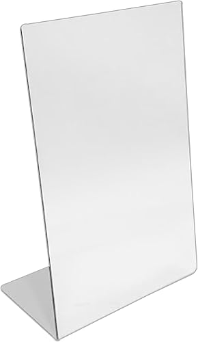 Miniatura 7 de SSWBasics Espejo de piso de caballete acrílico - 12 pulgadas de ancho x 18 pulgadas de alto