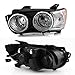 AKKON - For 2012-16 Chevrolet Sonic Driver Side Halogen Headlight Assembly Chrome Housing Clear Lens