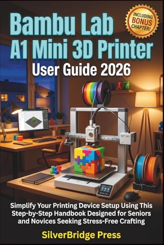 Bambu Lab A1 Mini 3D Printer User Guide 2026: Simplify Your Printing Device Setup Using This Step-by-Step Handbook Designed for Seniors and Novices Seeking Stress-Free Crafting (Jargon-Free Manuals) image 2