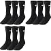 Produktbild Nike Value Cotton Crew Socken, Farbe schwarz, Size 38-42/M