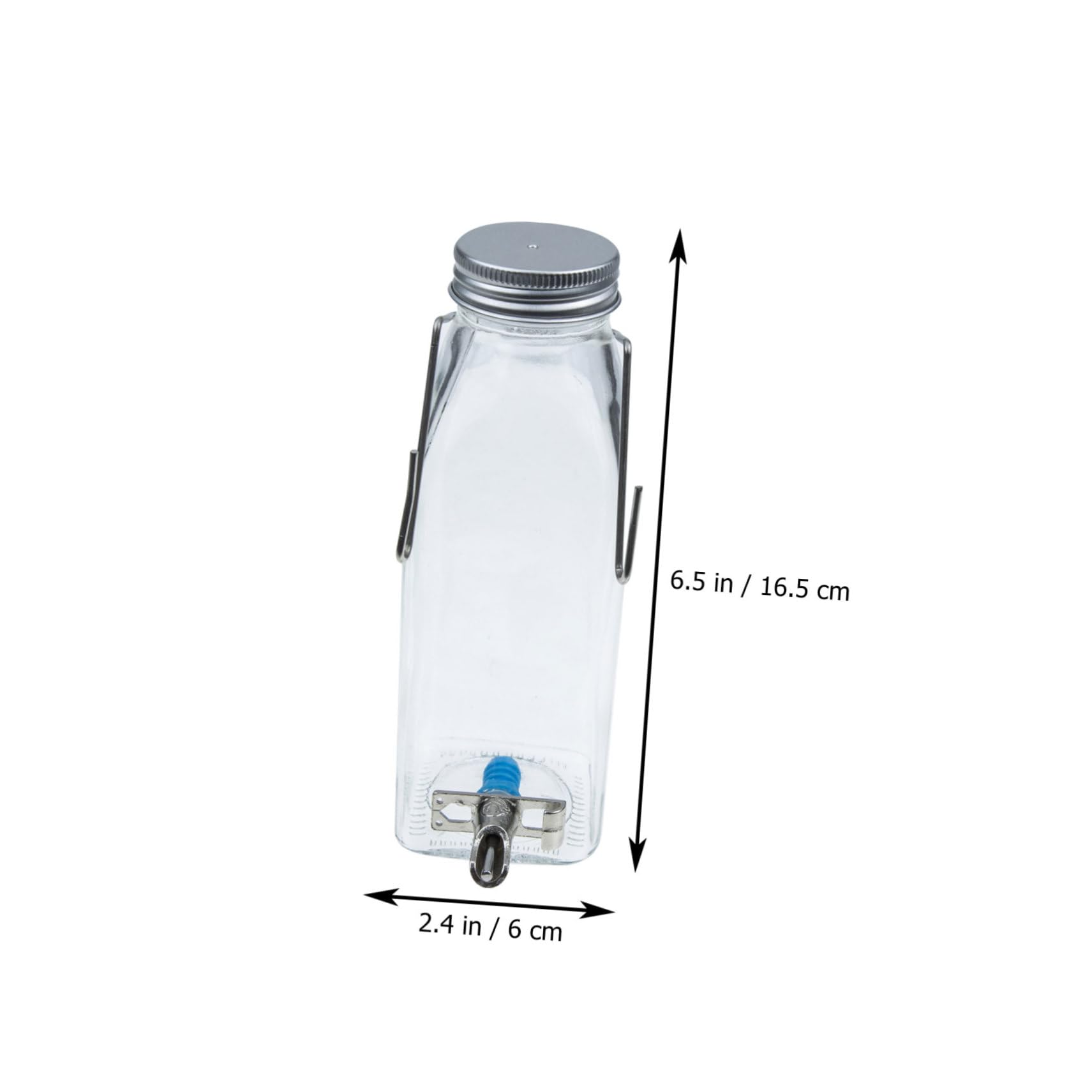 HOLIDYOYO Bunny Water Bottle 350ml Small Pet Water Dispenser Hanging Rabbit Water Bottle Leak- Easy to Use