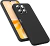 Funda para ZTE Blade A35/A55, funda de TPU de silicona suave, cubierta a prueba de golpes con forro de microfibra (Negro) 1