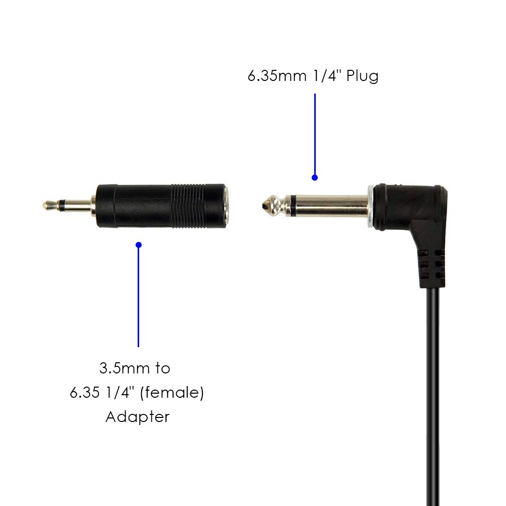 Pedale per pianoforte a 3 pedali, triplo ammortizzatore, 6,35 mm, spina universale per tastiere elettroniche e pianoforti digitali, pianoforte elettrico, tastiere MIDI, sintetizzatore