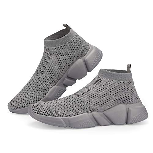 Image of Casbeam Men's Running Knit Comfortable Lightweight Breathable Casual Sports Shoes Fashion Sneakers Slip-On Walking Shoes