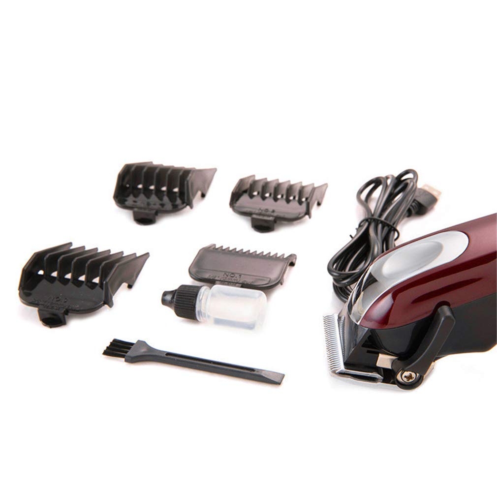 Capelli Elettrico Clipper Professional Multi-Functional Capelli Clipper Ricaricabile Senza Fili A Basso Rumore di Ceramica di Titanio Lama Barber Grooming Cutter Kit per Uomo Donna Bambino