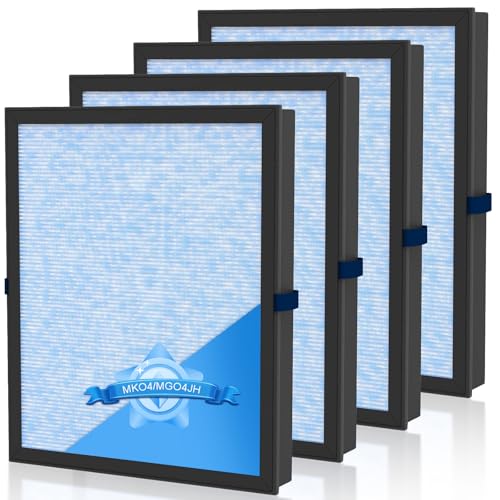 Image of 4 Pack MK04 Replacement Filter for AROEVE MK04 MG04JH DH-JH04 Air Purifier | 4-in-1 True HEPA High-Efficiency Activated Carbon Filter for Home Large Room