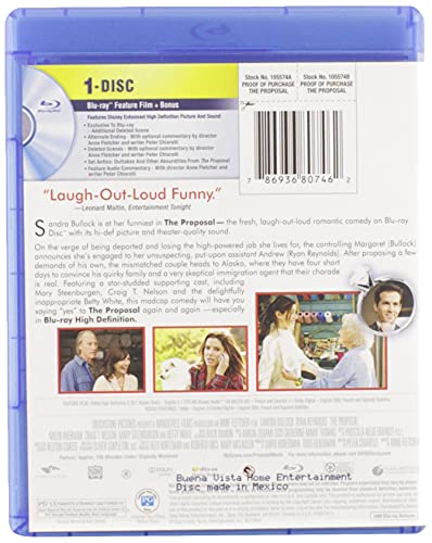 The Proposal Blu-ray Reino Unido revive la magia de las risas y el amor verdadero en tu salon 3